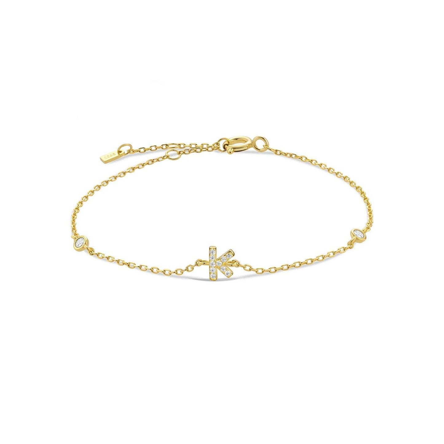 Ivy Initial Bracelet - Swaveo Jewelry