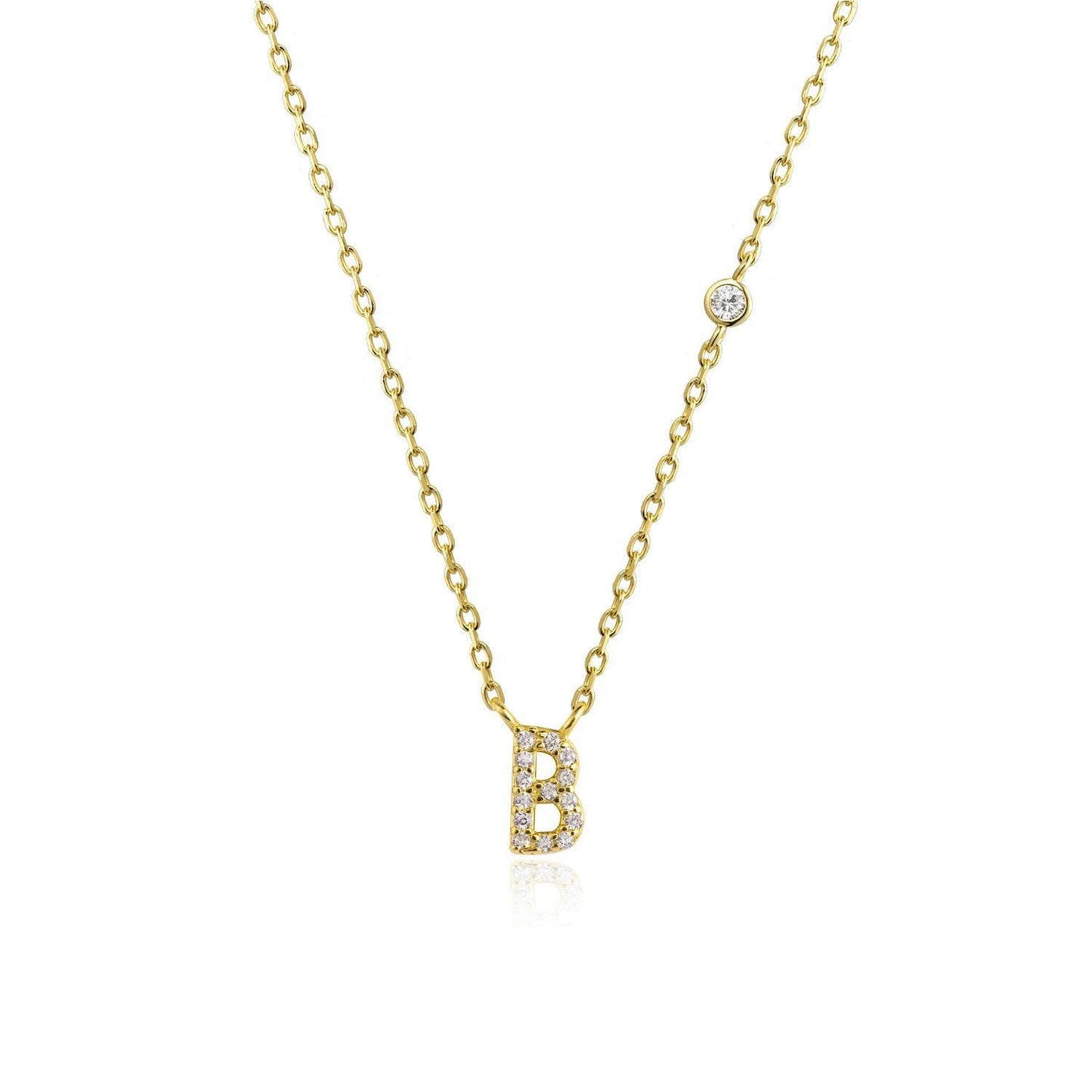 Ivy Initial Necklace - Swaveo Jewelry