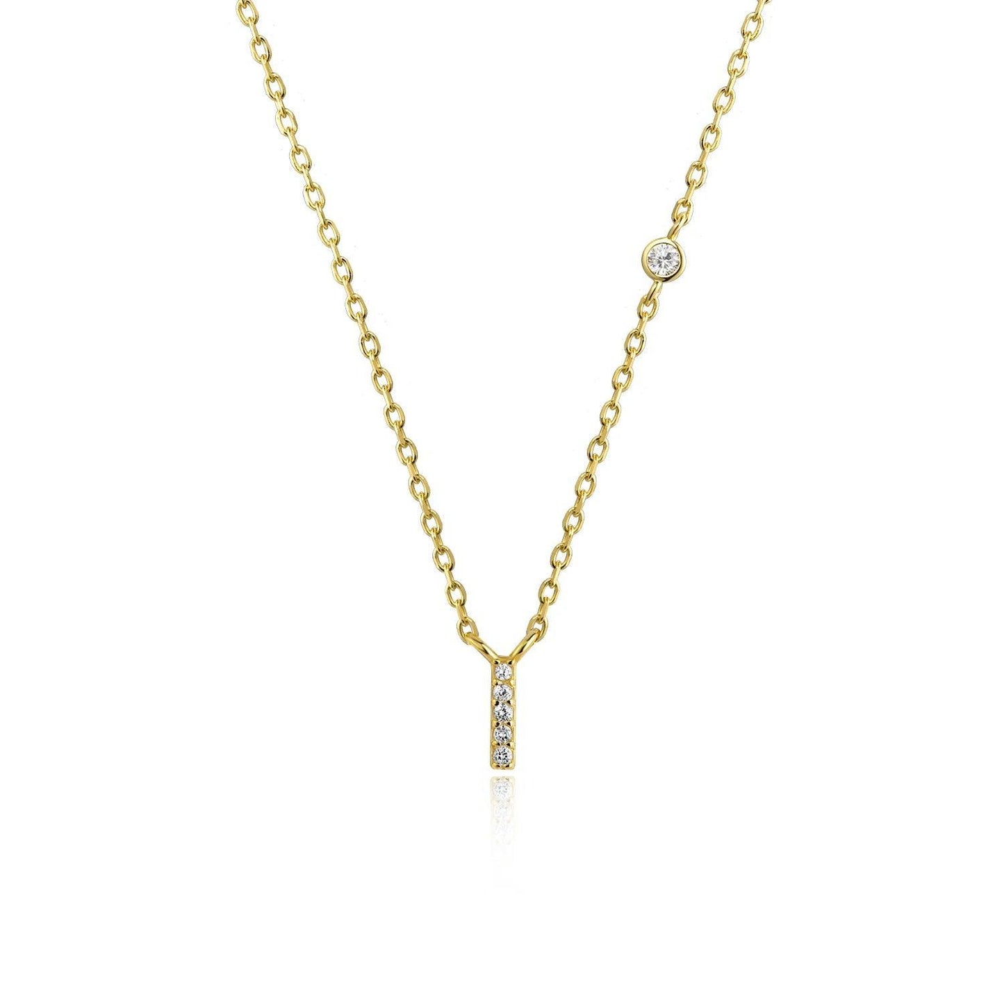 Ivy Initial Necklace - Swaveo Jewelry