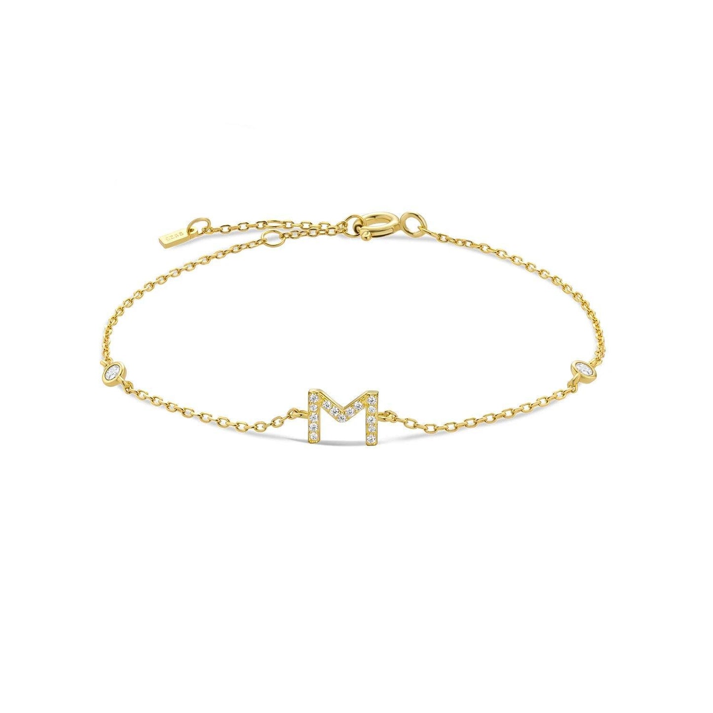 Ivy Initial Bracelet - Swaveo Jewelry