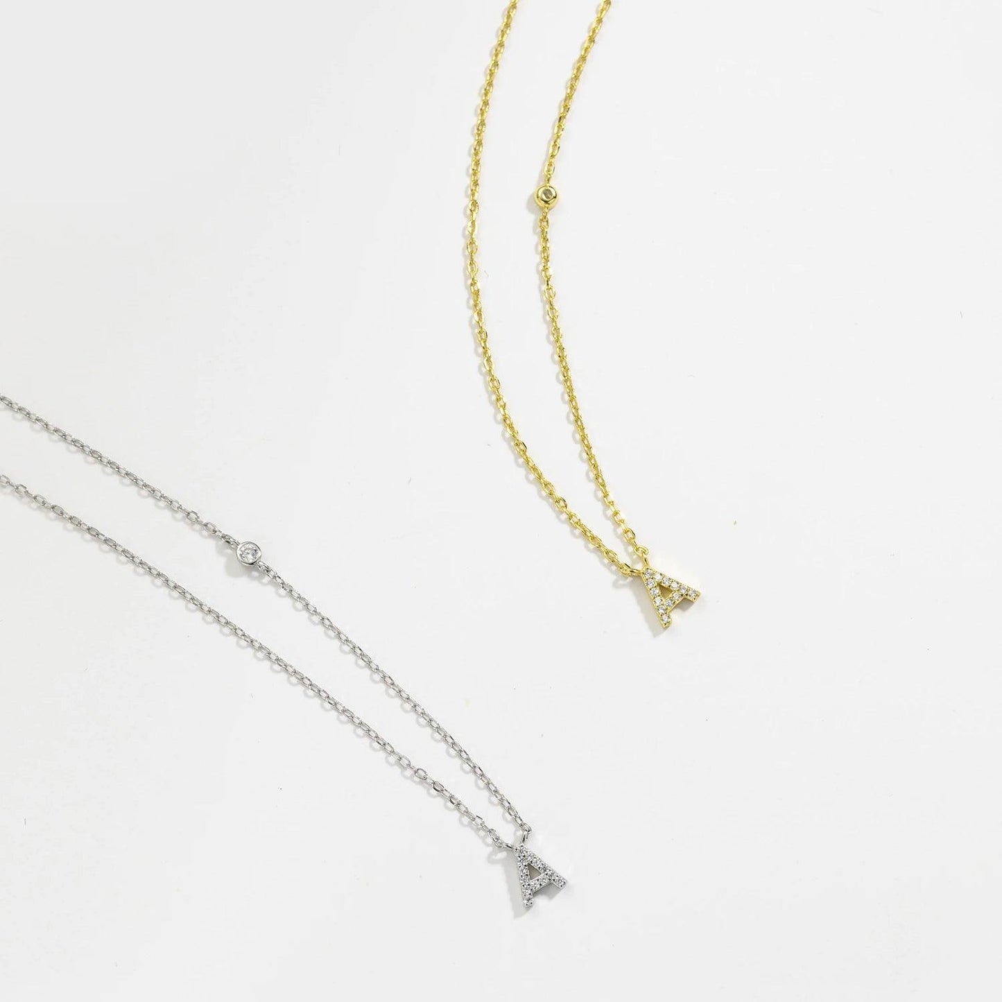 Ivy Initial Necklace - Swaveo Jewelry