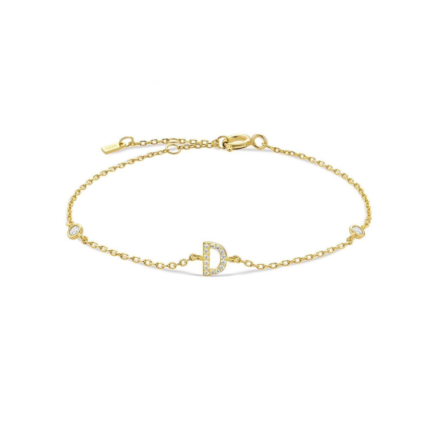 Ivy Initial Bracelet - Swaveo Jewelry