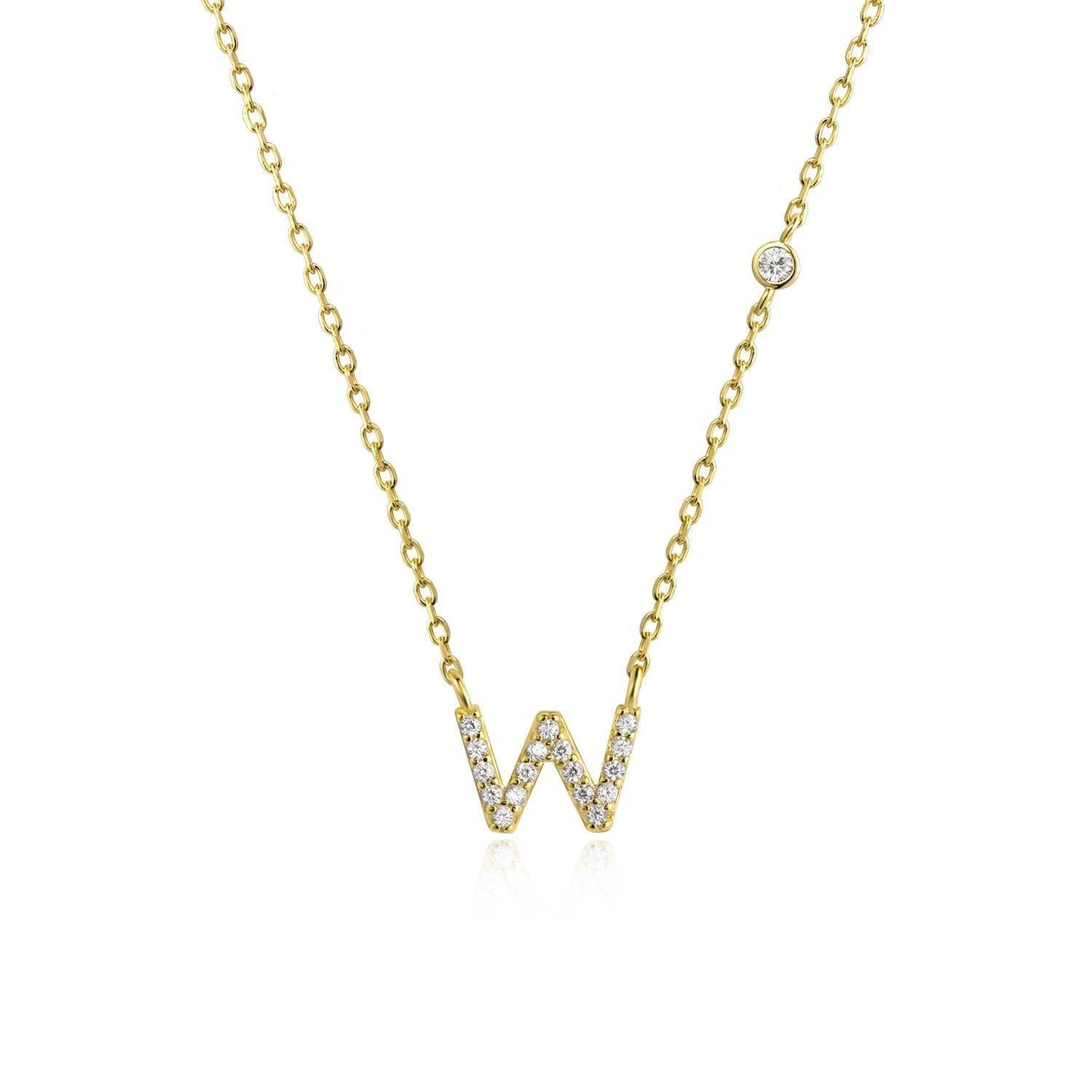 Ivy Initial Necklace - Swaveo Jewelry