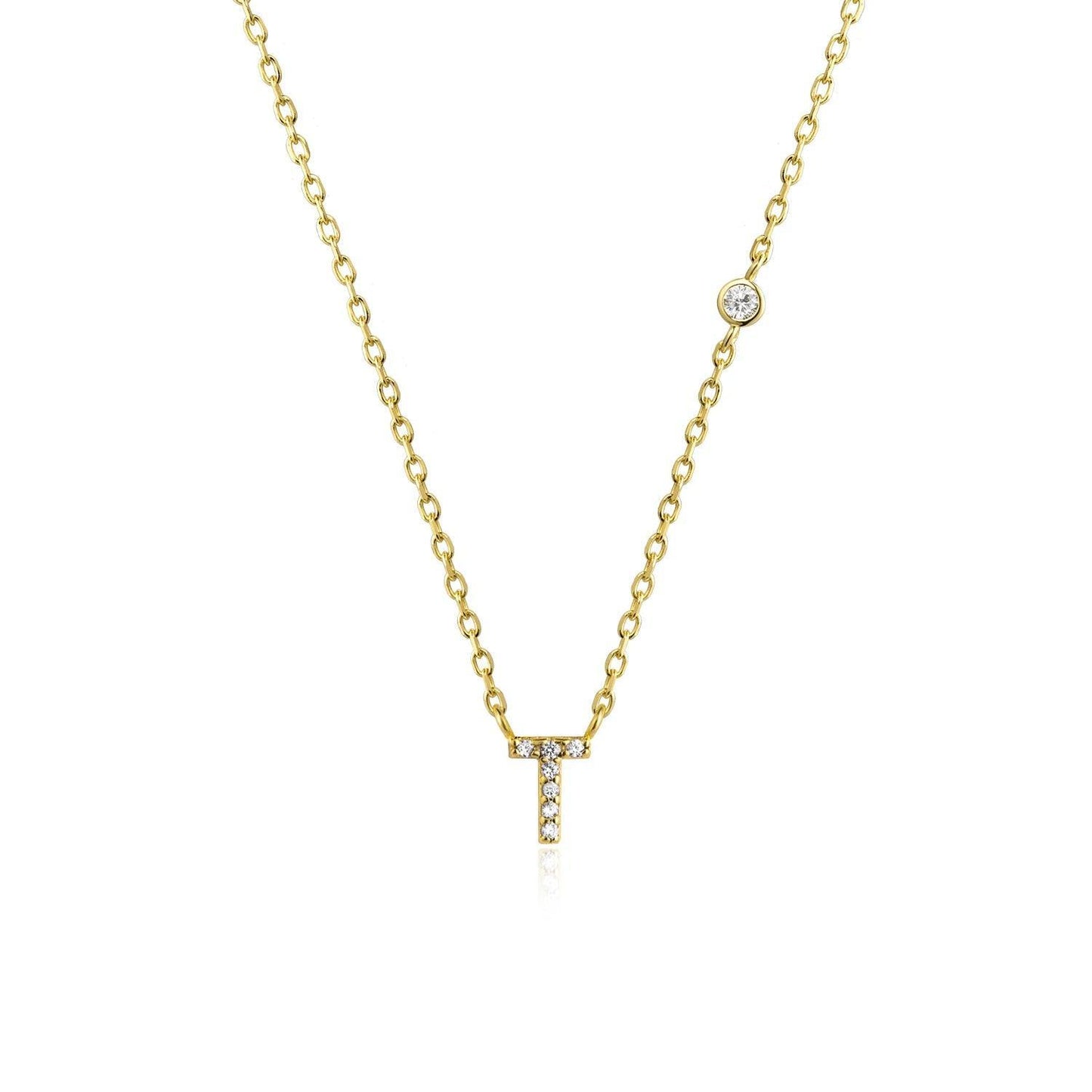 Ivy Initial Necklace - Swaveo Jewelry