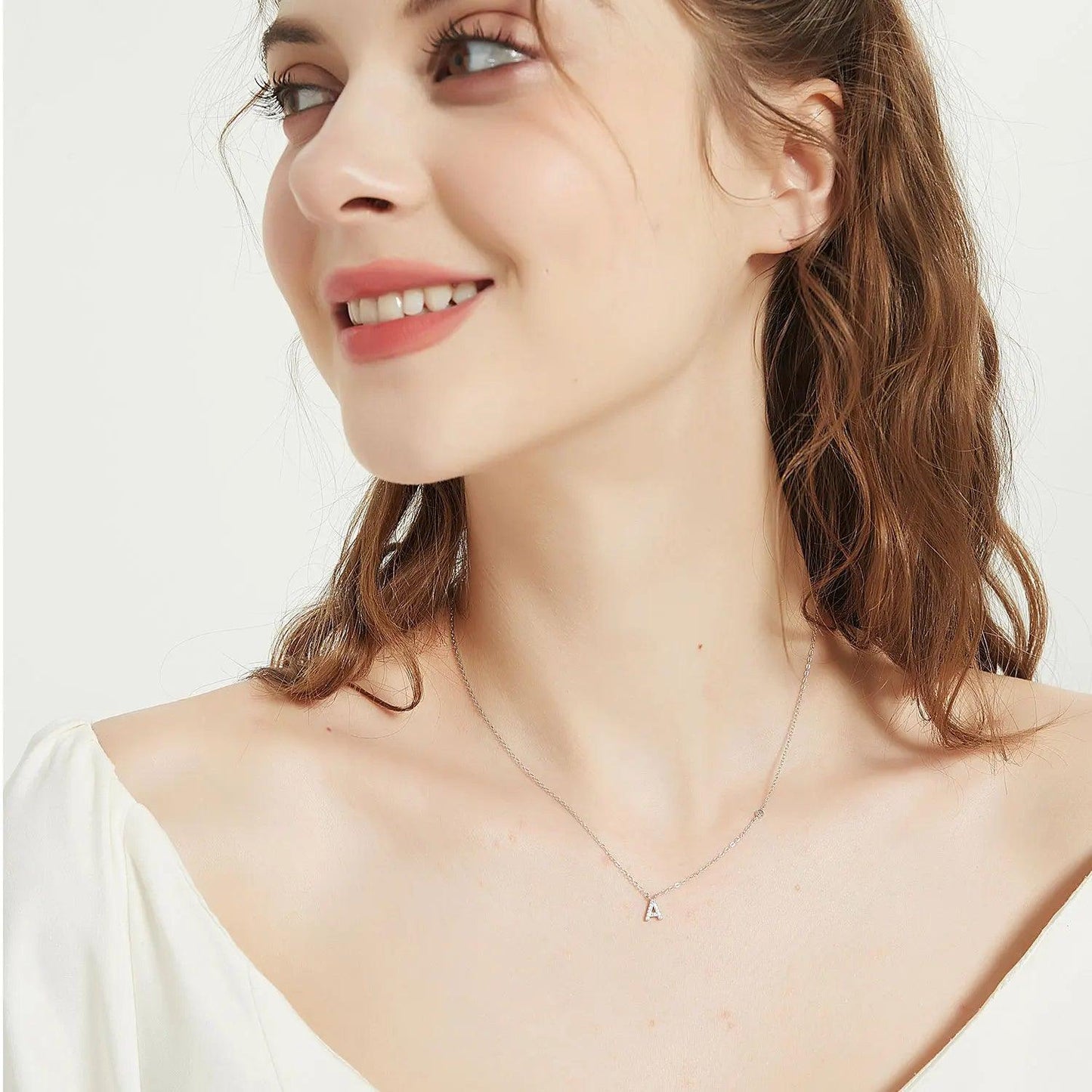 Ivy Initial Necklace - Swaveo Jewelry