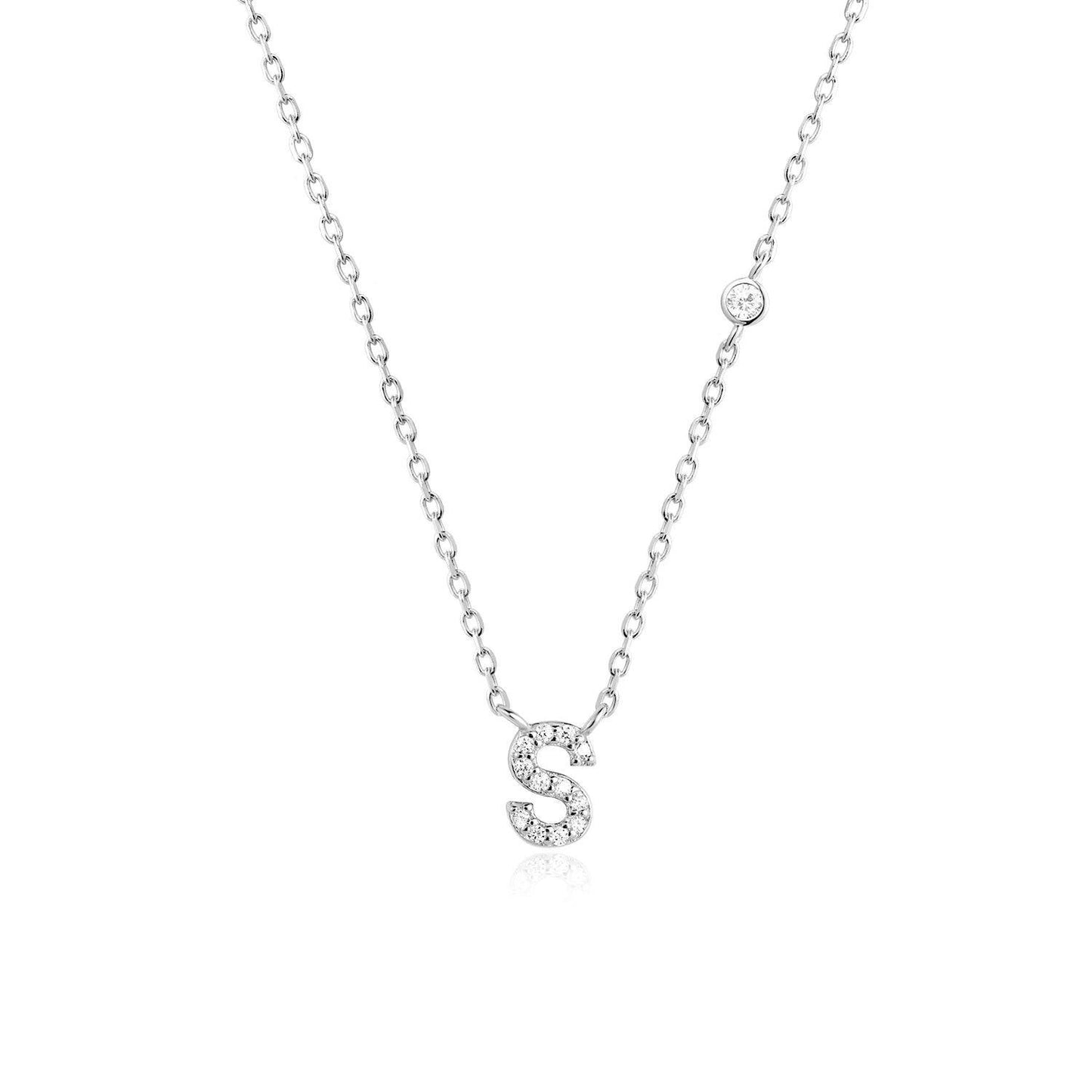 Ivy Initial Necklace - Swaveo Jewelry