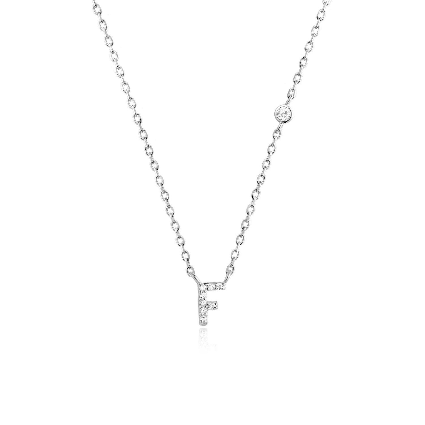 Ivy Initial Necklace - Swaveo Jewelry