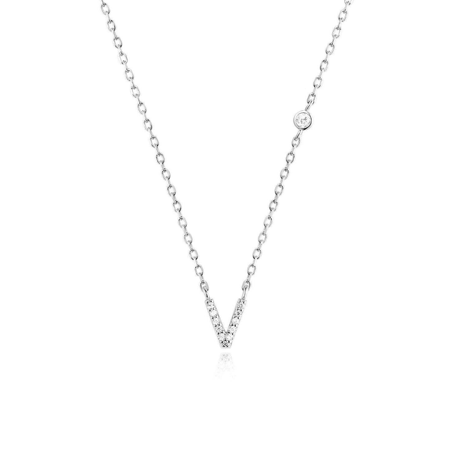 Ivy Initial Necklace - Swaveo Jewelry