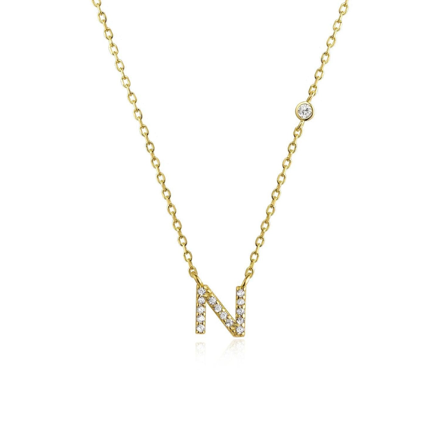 Ivy Initial Necklace - Swaveo Jewelry