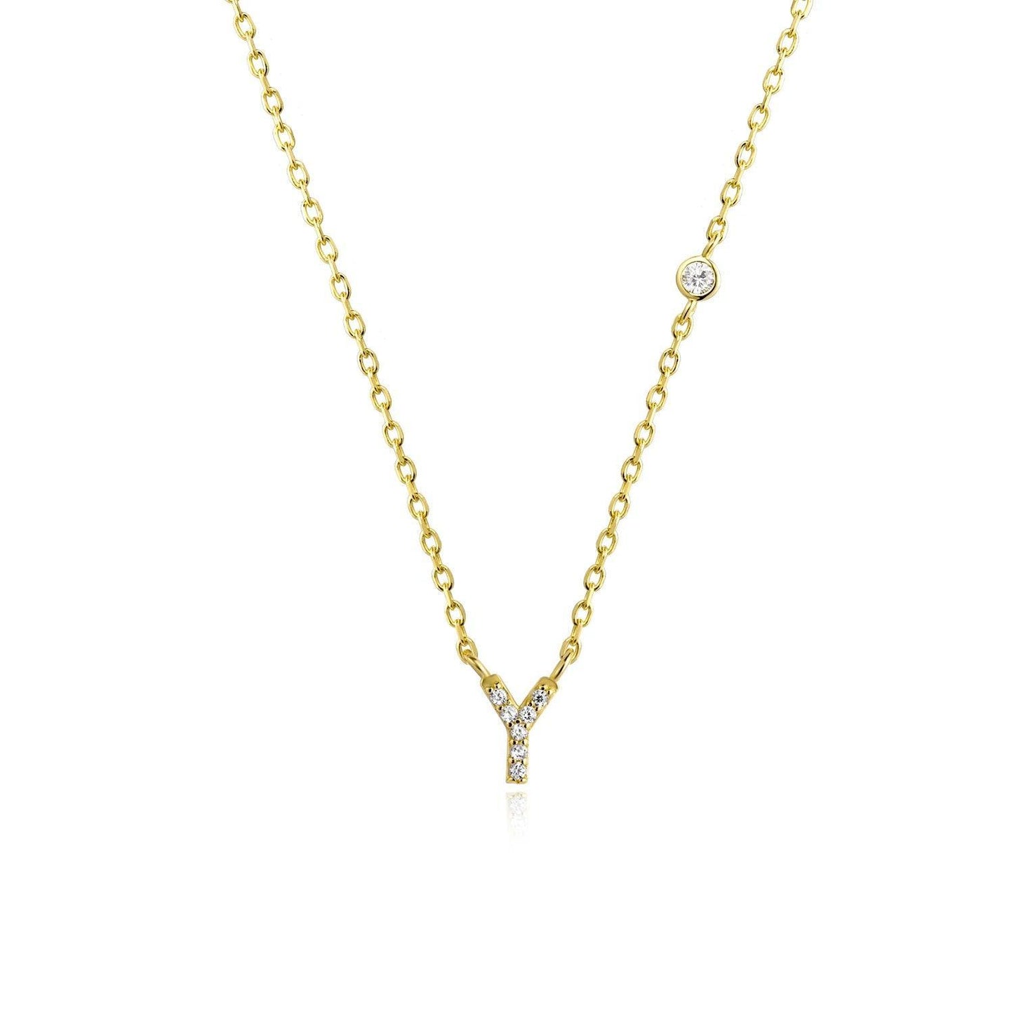 Ivy Initial Necklace - Swaveo Jewelry