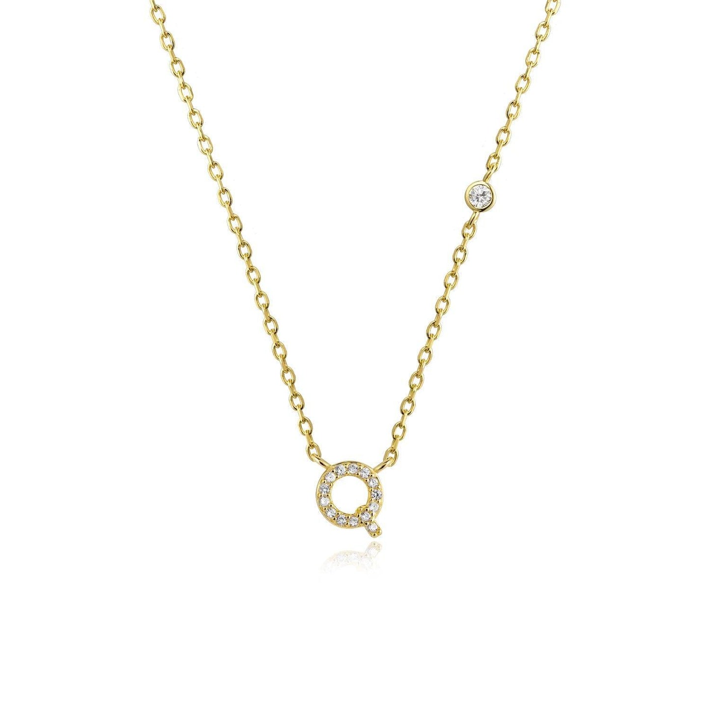Ivy Initial Necklace - Swaveo Jewelry
