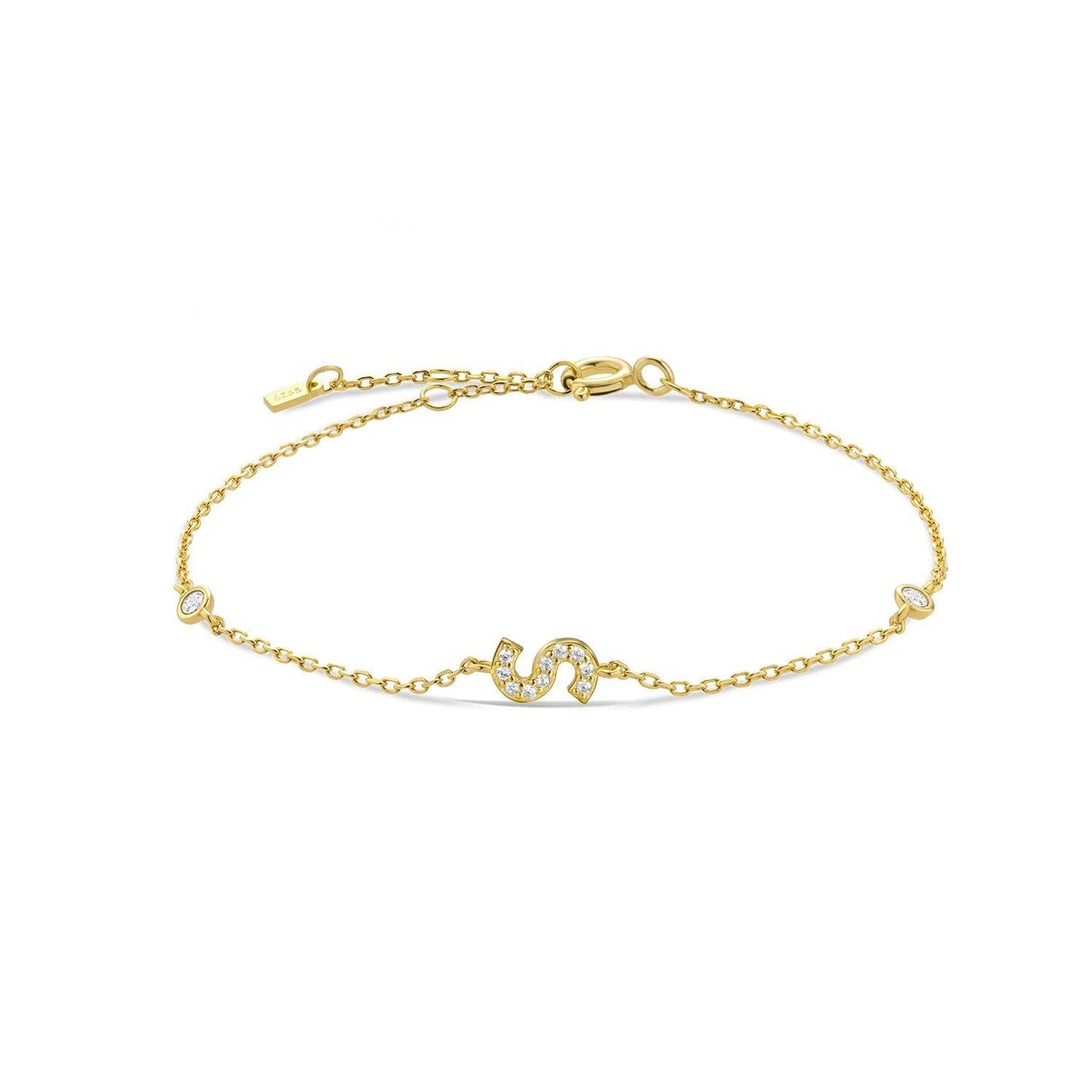 Ivy Initial Bracelet - Swaveo Jewelry