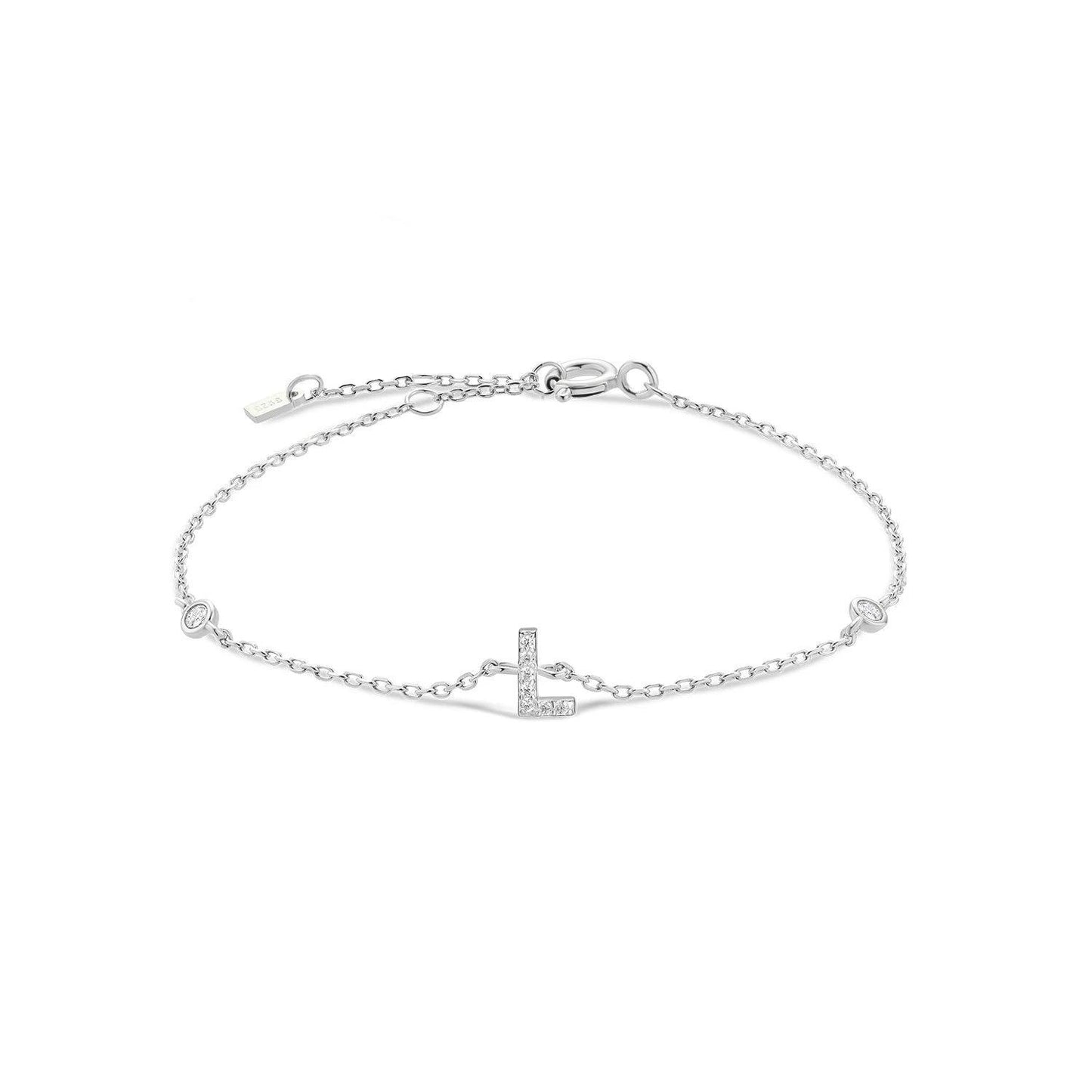 Ivy Initial Bracelet - Swaveo Jewelry
