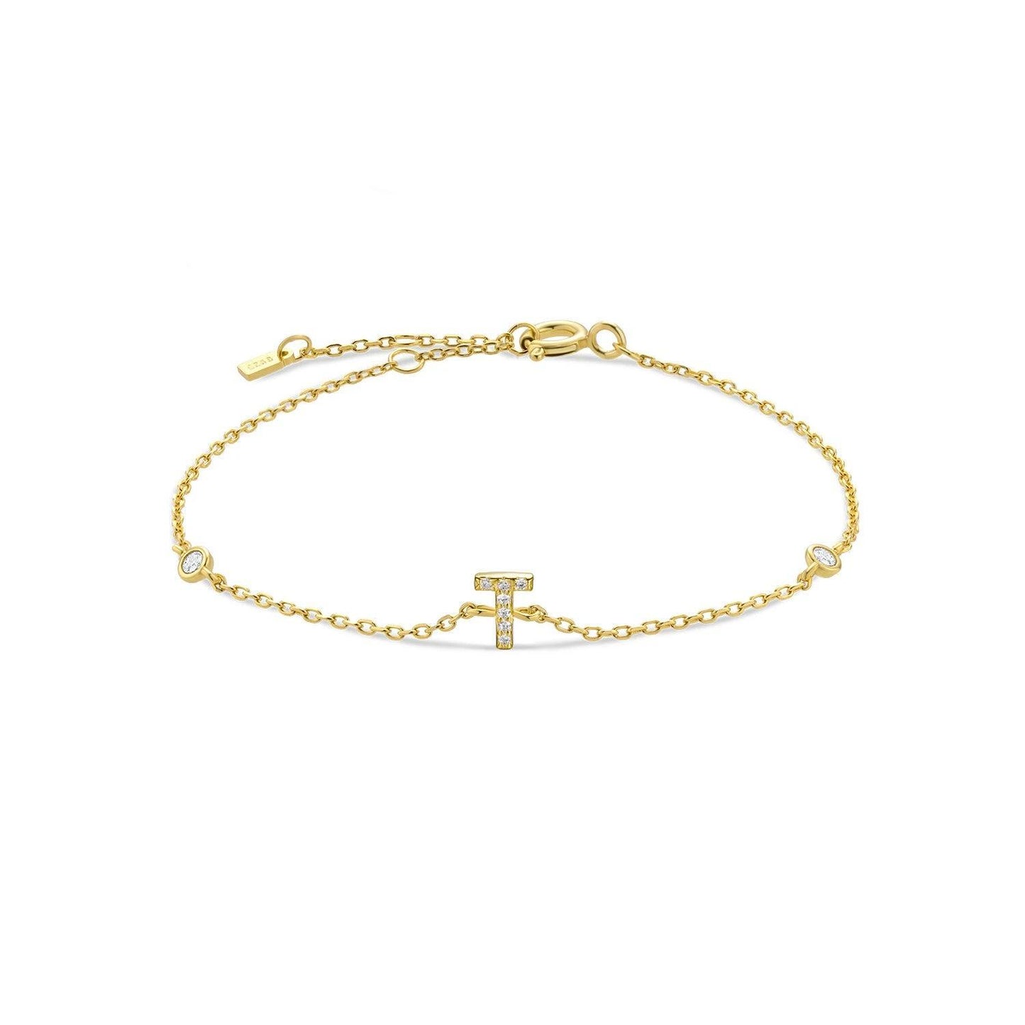 Ivy Initial Bracelet - Swaveo Jewelry