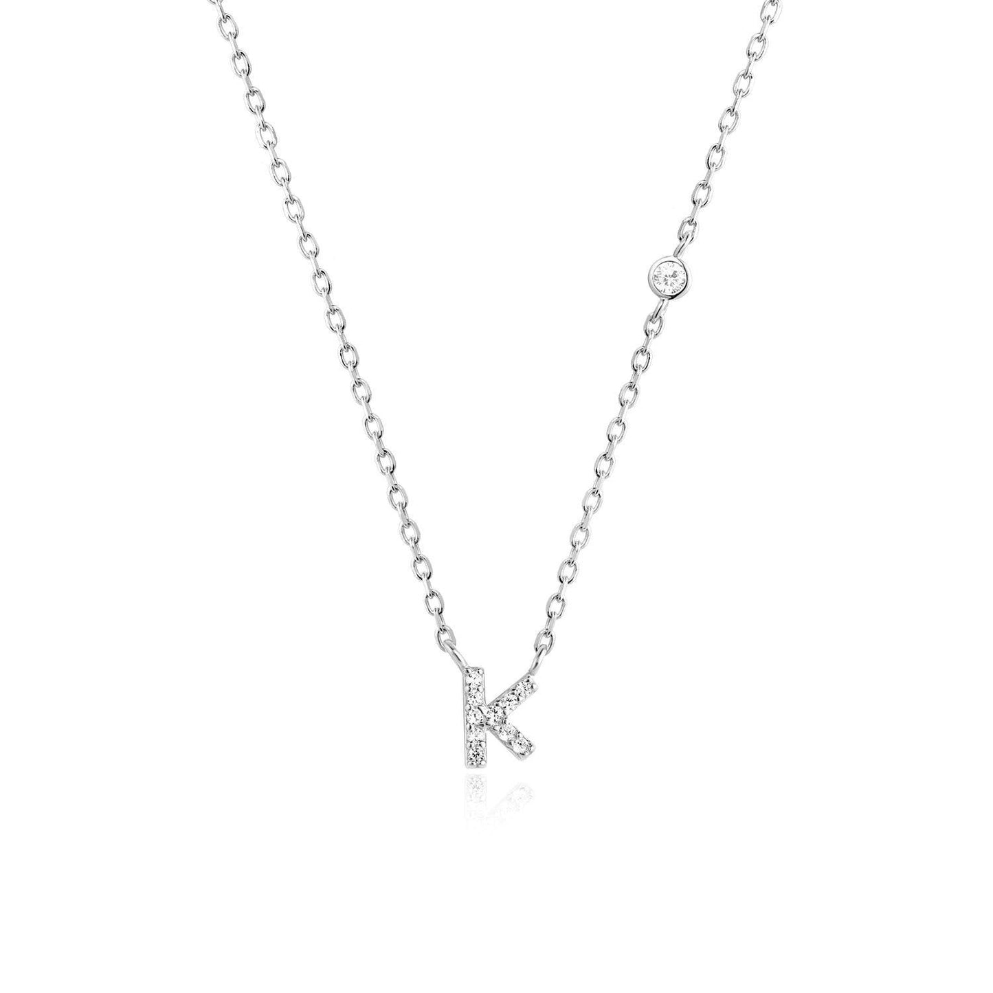 Ivy Initial Necklace - Swaveo Jewelry