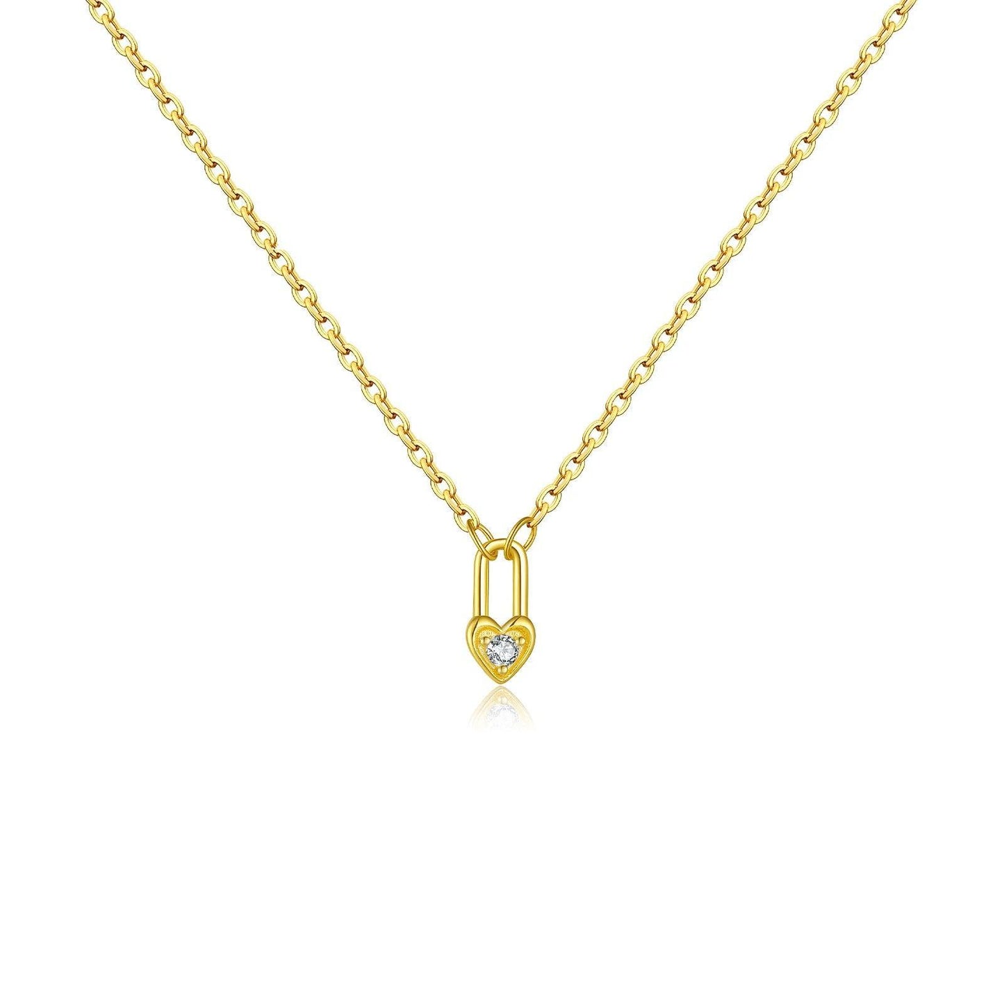 Lock My Heart Necklace - Swaveo Jewelry