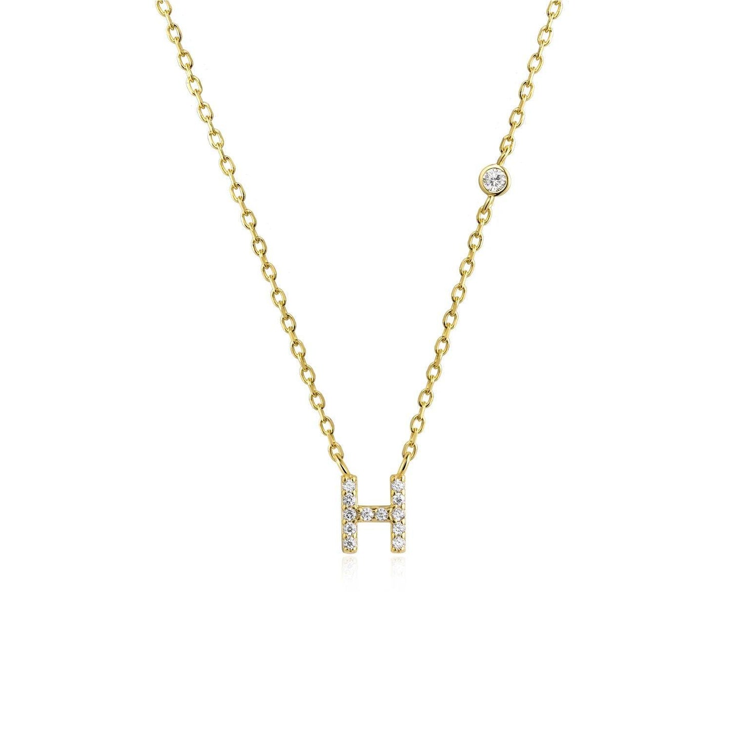 Ivy Initial Necklace - Swaveo Jewelry