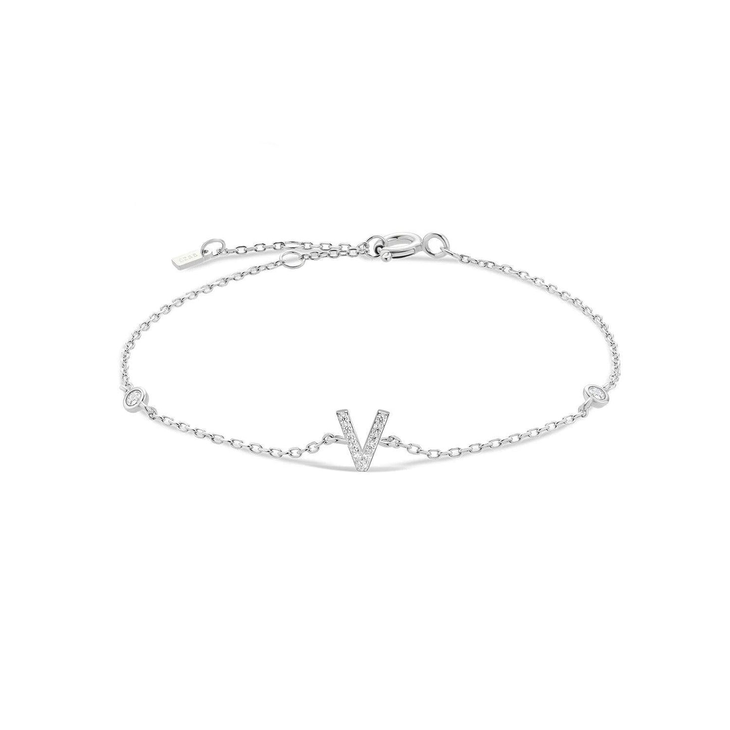 Ivy Initial Bracelet - Swaveo Jewelry