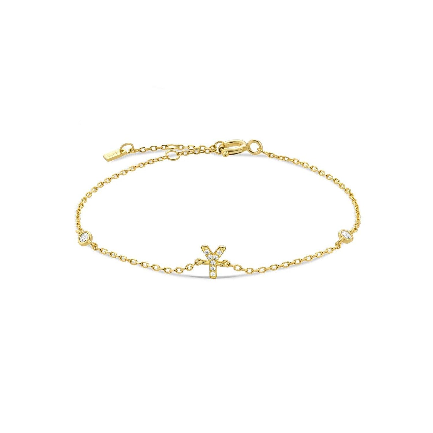 Ivy Initial Bracelet - Swaveo Jewelry