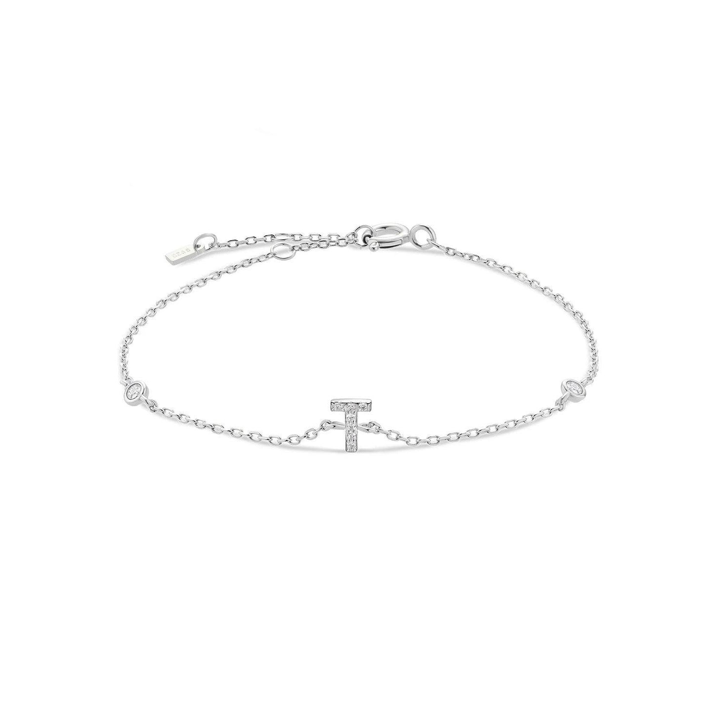 Ivy Initial Bracelet - Swaveo Jewelry
