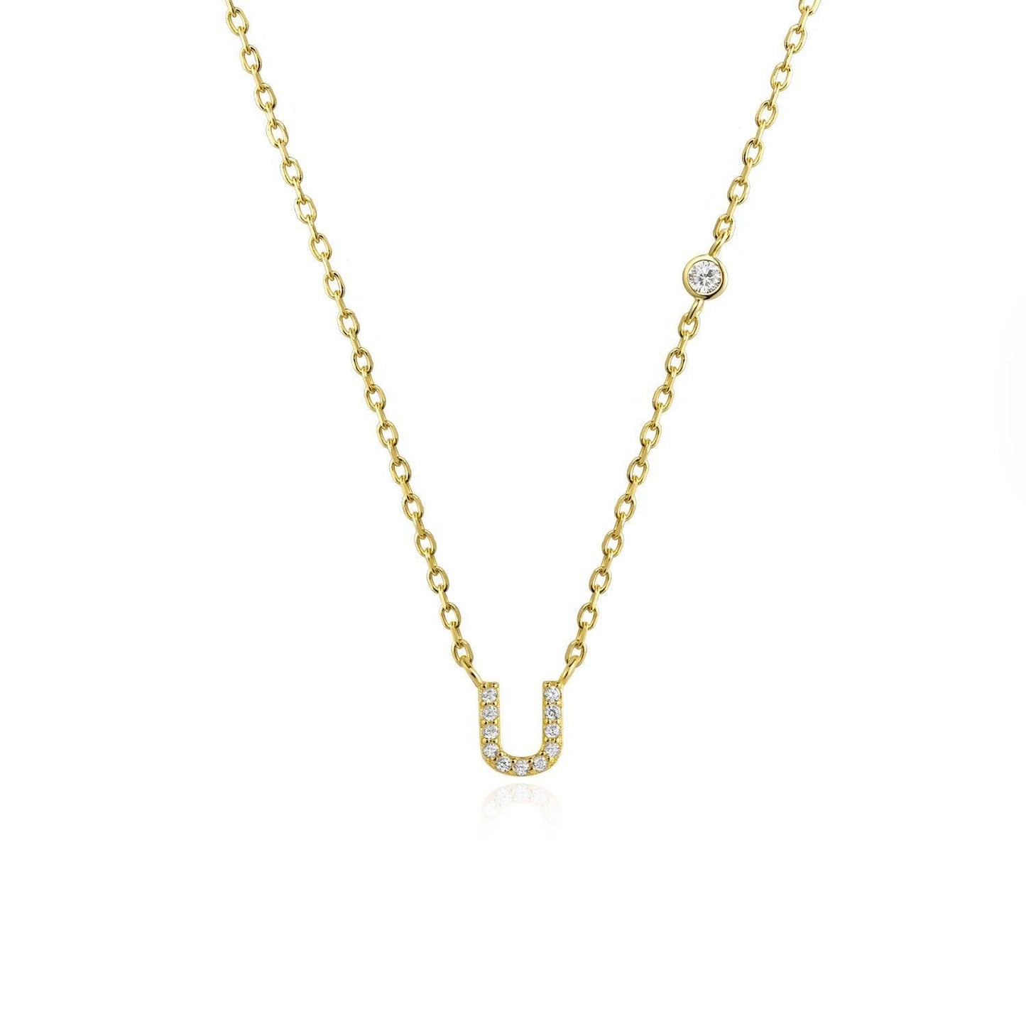 Ivy Initial Necklace - Swaveo Jewelry