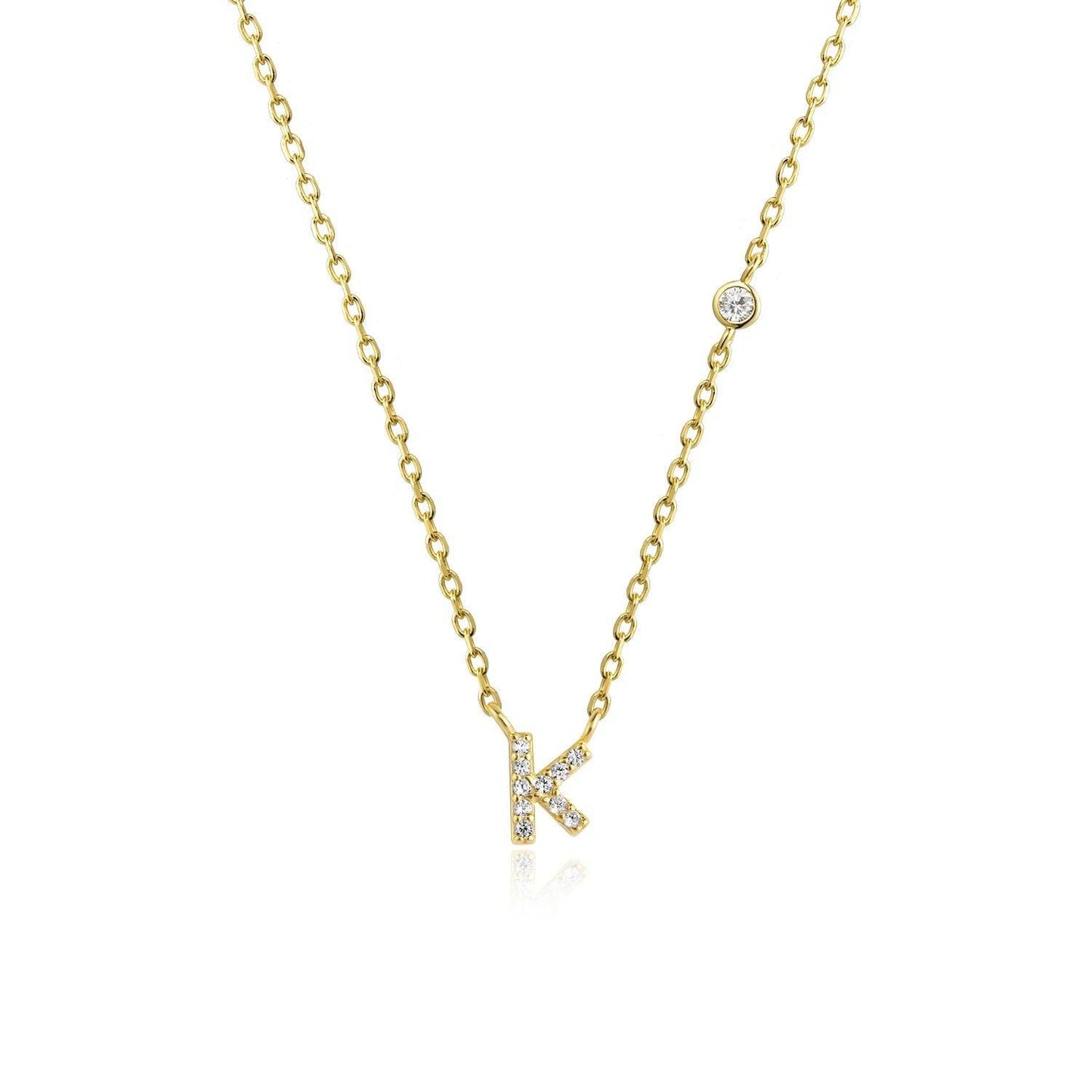 Ivy Initial Necklace - Swaveo Jewelry