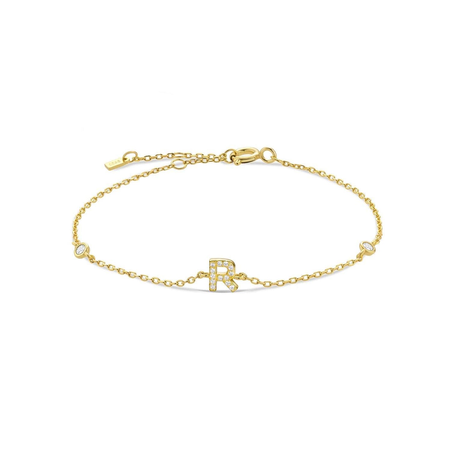 Ivy Initial Bracelet - Swaveo Jewelry