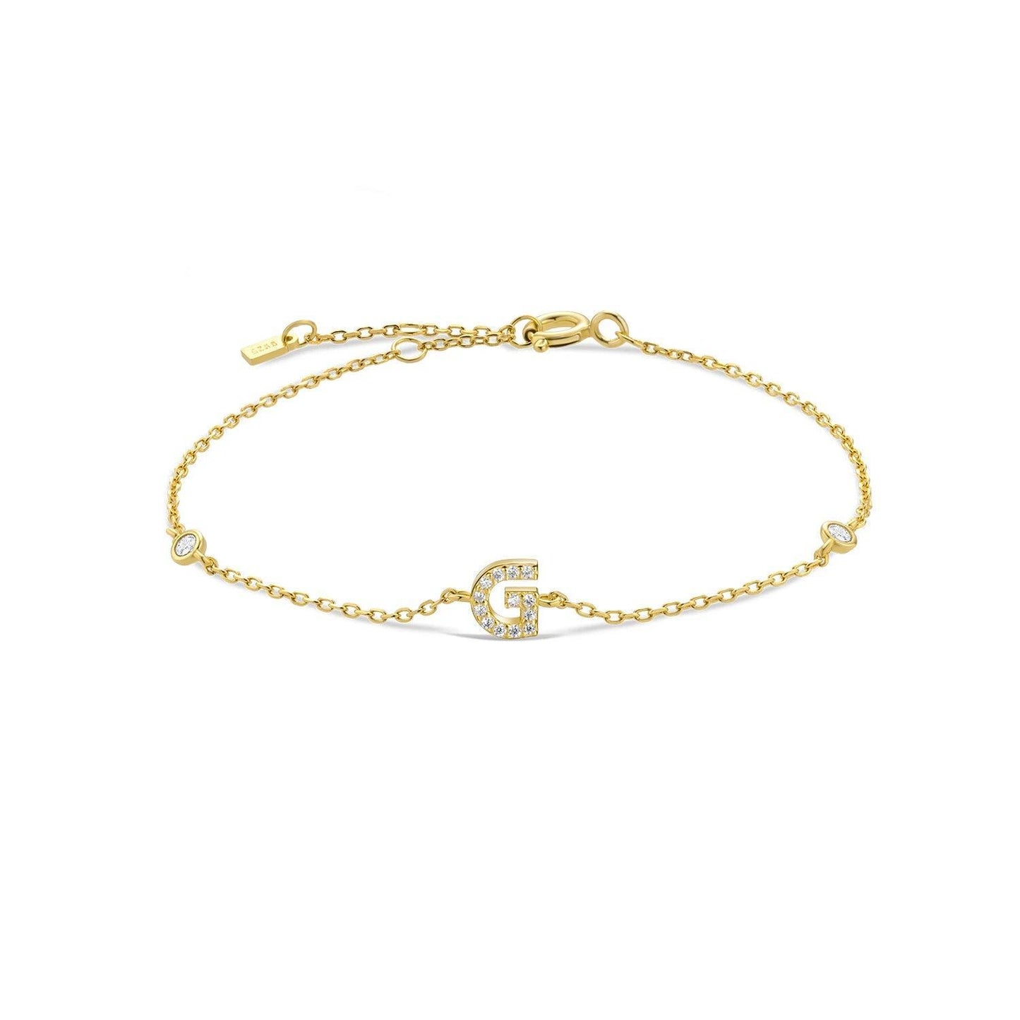 Ivy Initial Bracelet - Swaveo Jewelry