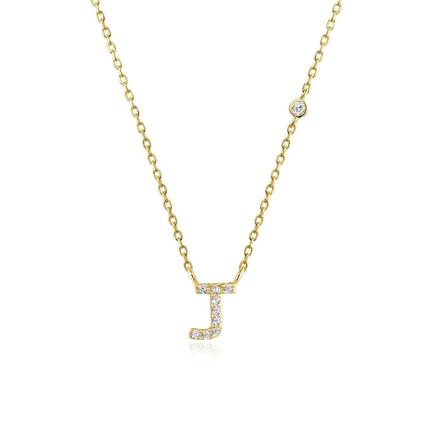 Ivy Initial Necklace - Swaveo Jewelry