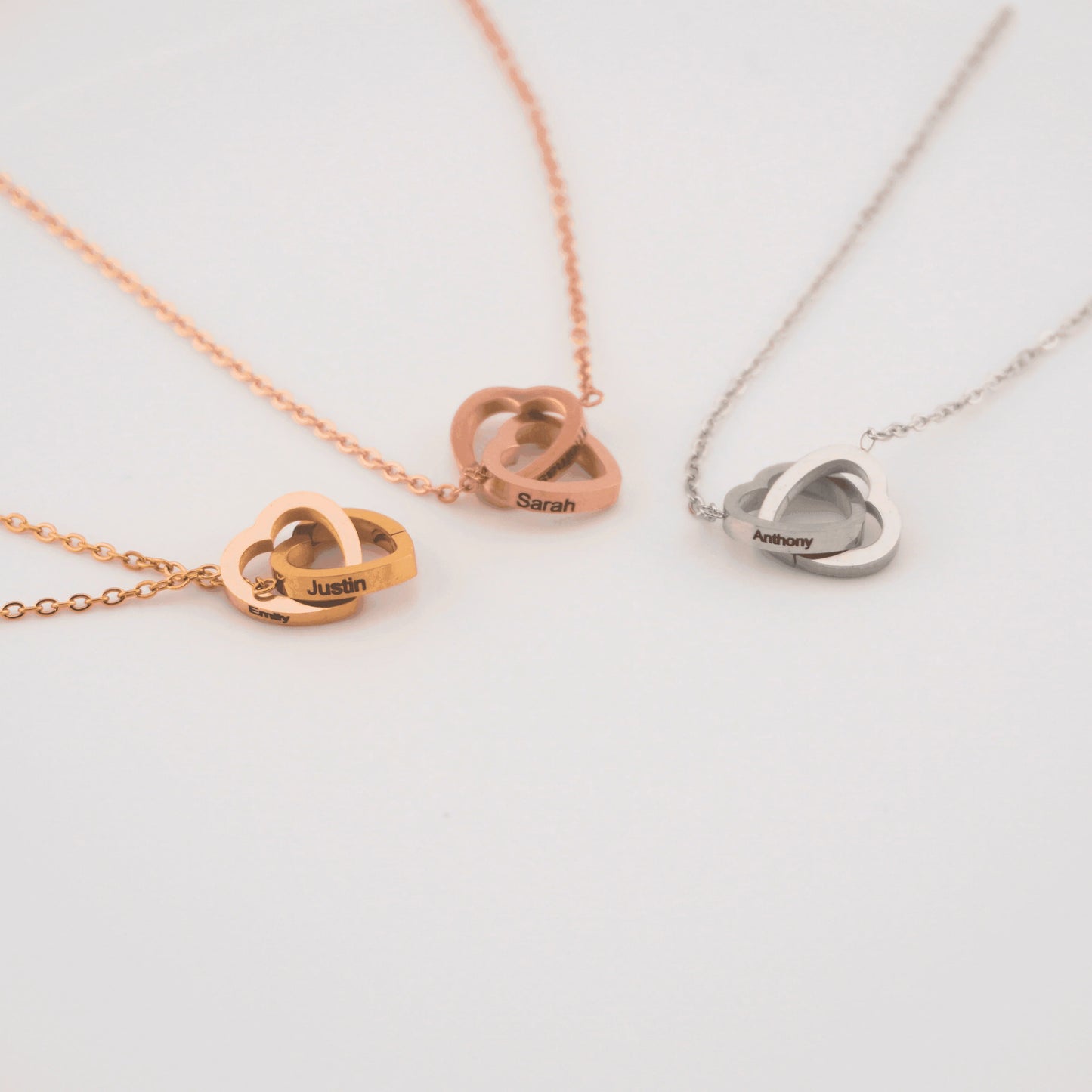 Flip Rose Box - W/ Engraved Necklace - Swaveo Jewelry