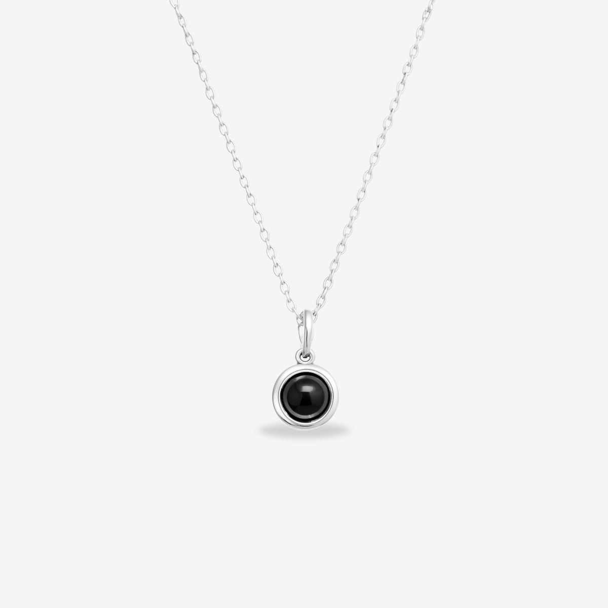 Circle Necklace - W/ Photo Projection