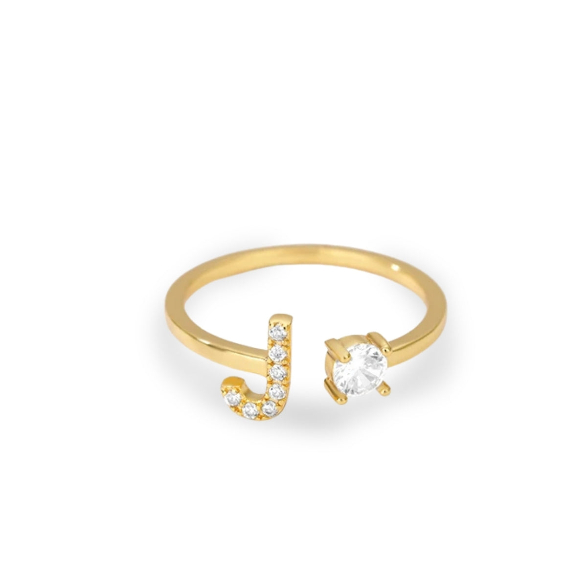 Forever Yours Initial Ring