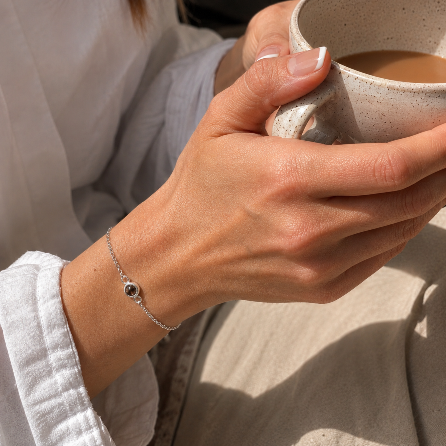 Kettenarmband – mit Fotoprojektion