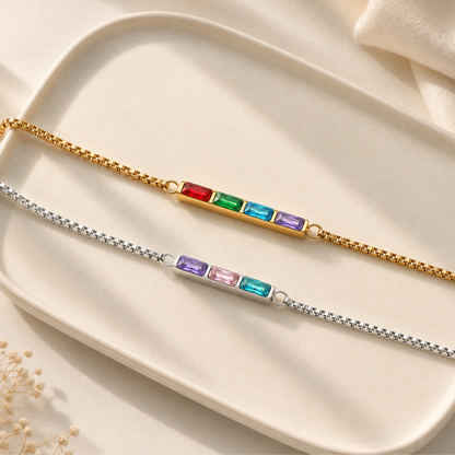 Custom Birthstone Bracelet