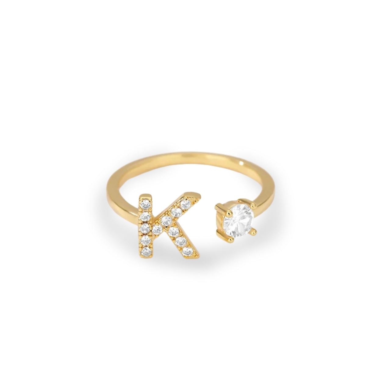 Forever Yours Initial Ring