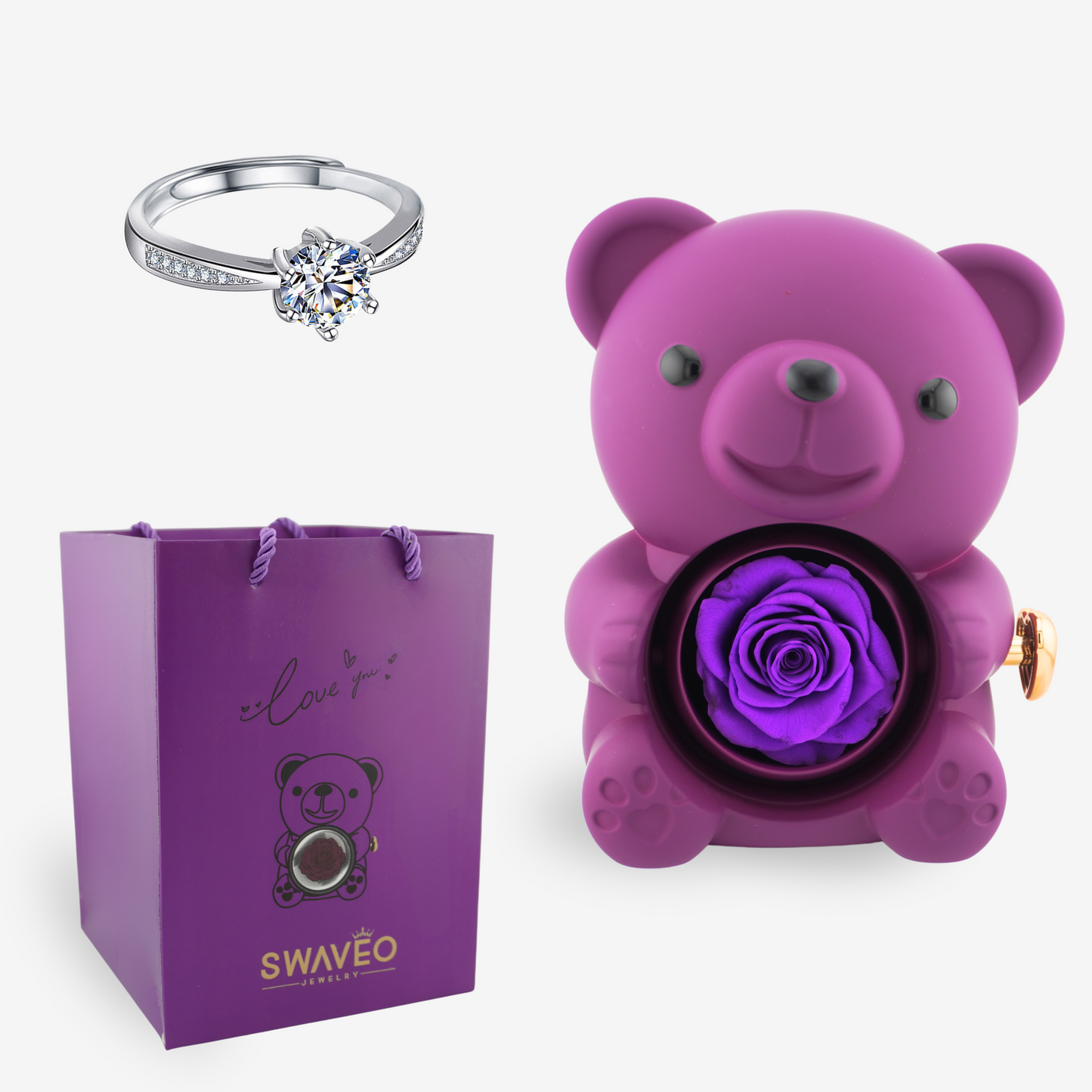 Swaveo™ Forever Rose Bear