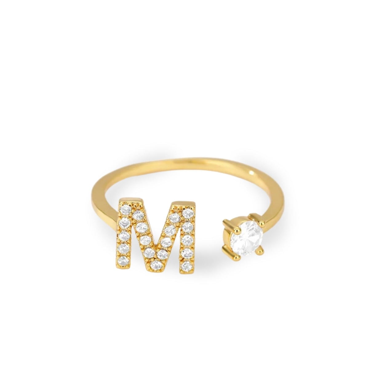 Forever Yours Initial Ring