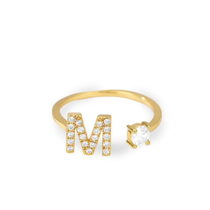 Forever Yours Initial Ring