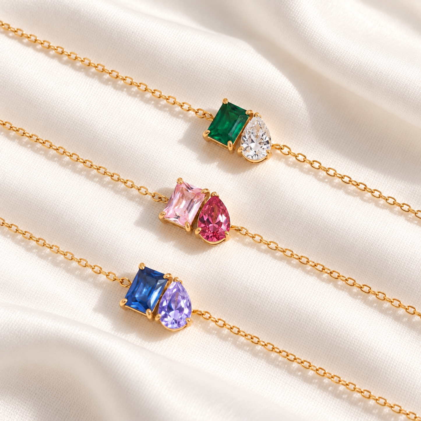 You & Me Birthstone Bracelet