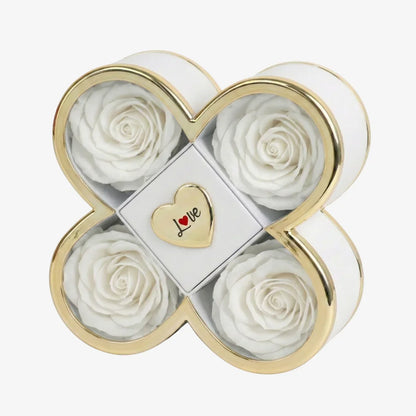 Boîte Signature Rose avec Collier Gravé