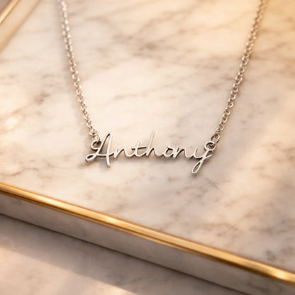 Namensschild-Halskette