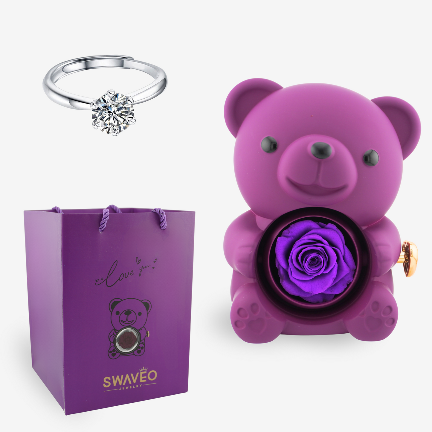 Swaveo™ Forever Rose Bear