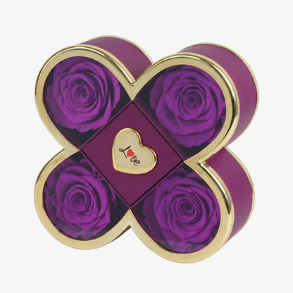Boîte Signature Rose avec Collier Gravé