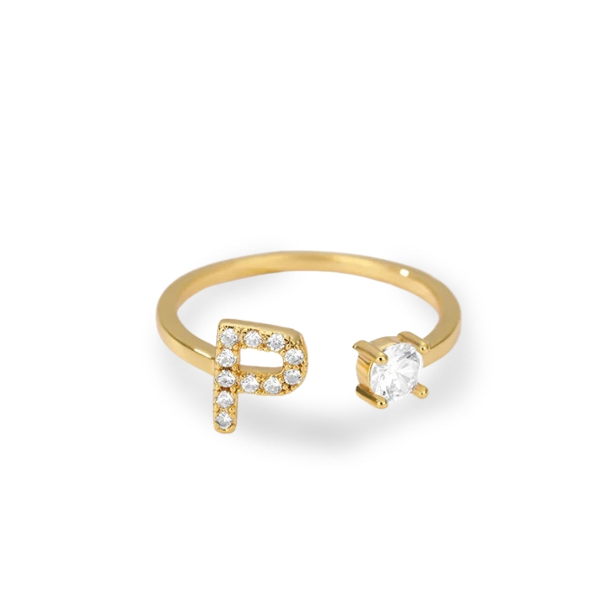 Forever Yours Initial Ring