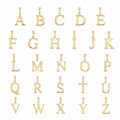 Initial & Birthstone Necklace