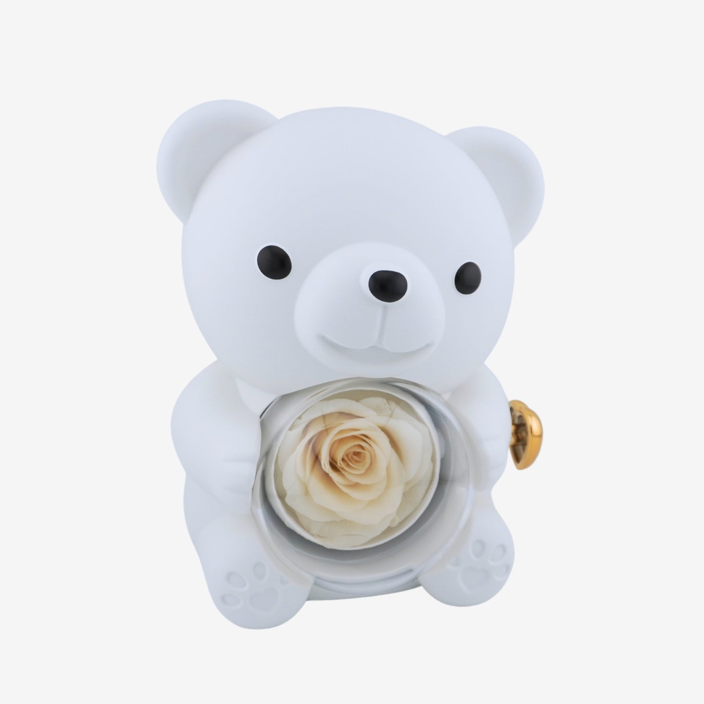 Forever Rose Bear W/ Engraved Necklace