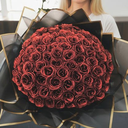 Glitter Rose Bouquet