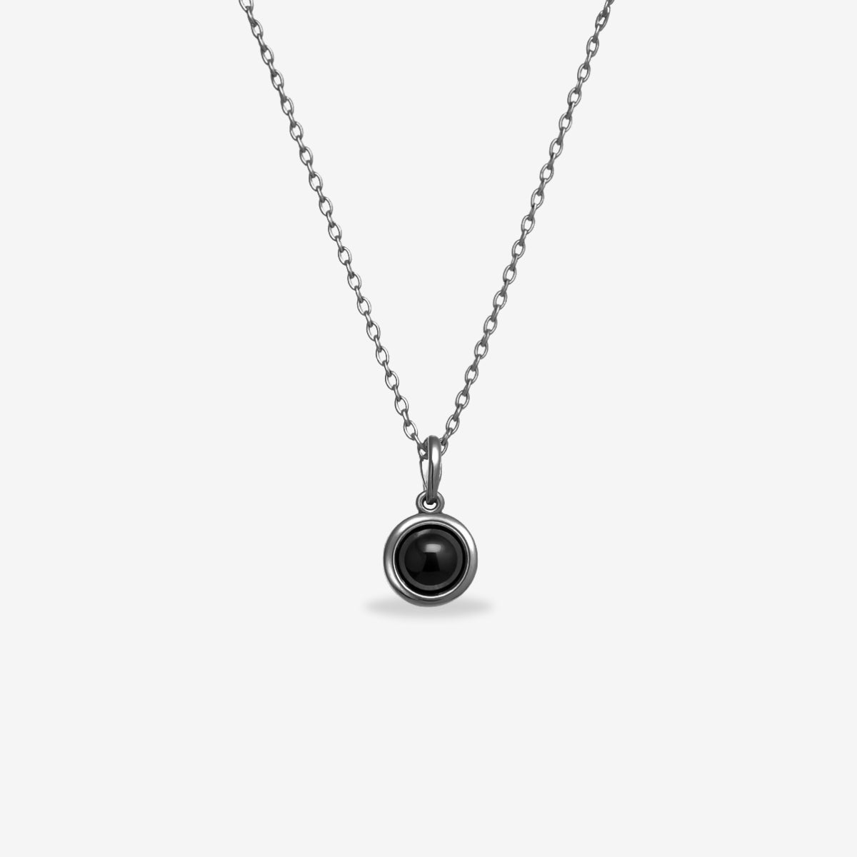 Circle Necklace - W/ Photo Projection
