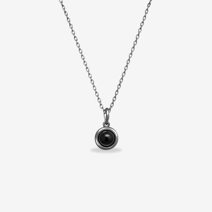 Circle Necklace - W/ Photo Projection