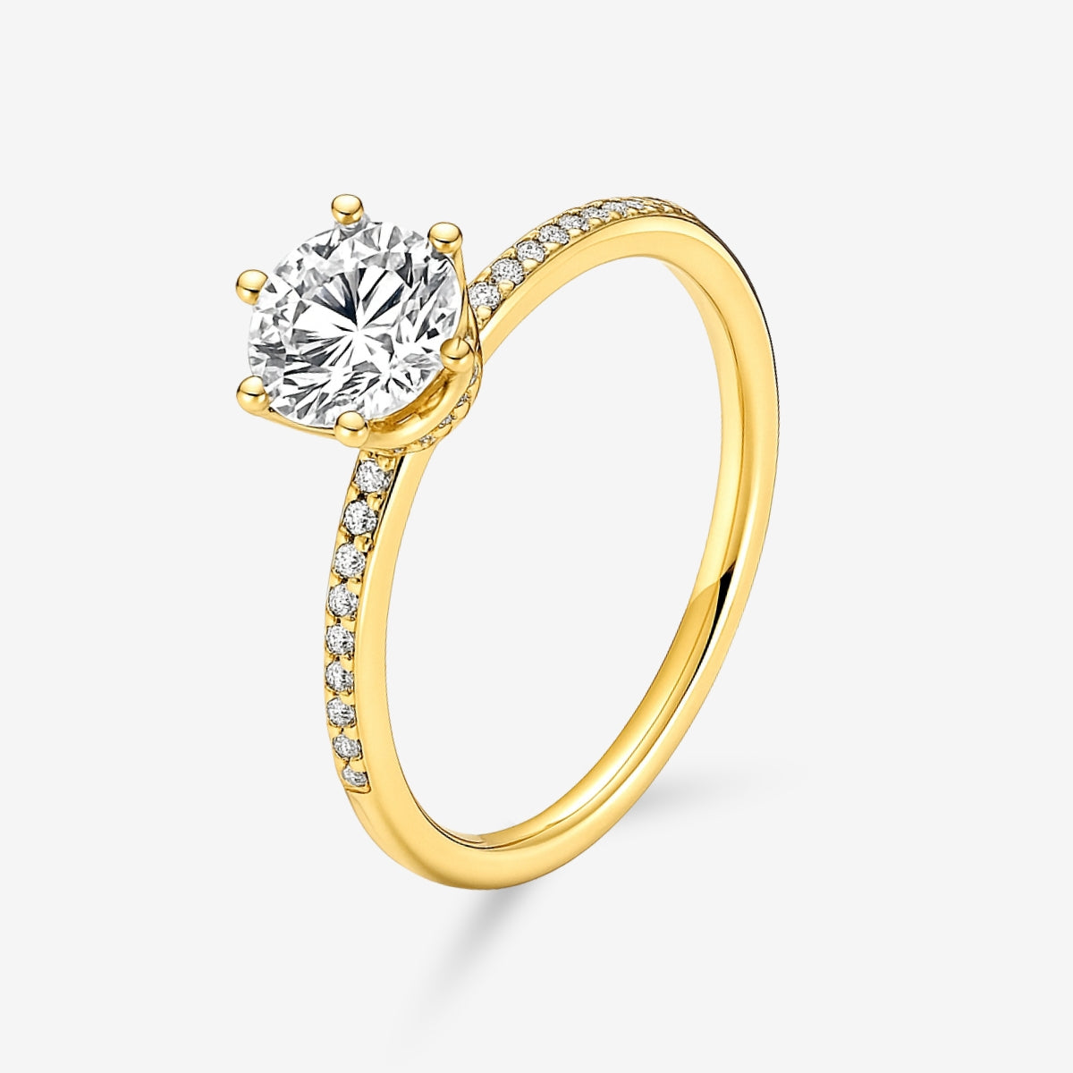 Radiant Crown Promise Ring - Swaveo Jewelry